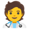 Health Worker emoji on Google